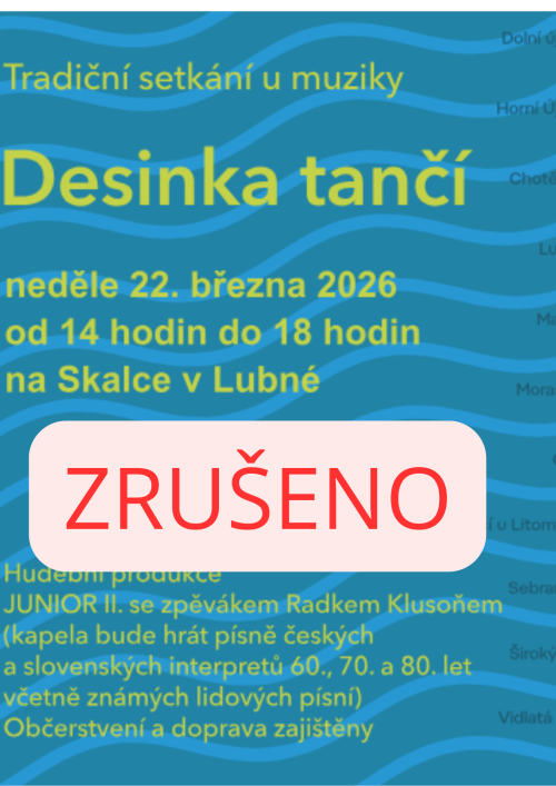 Desinka tančí ZRUŠENO